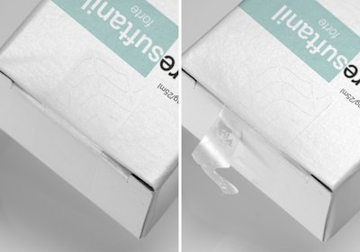 The Multi-Tear Closure Label with the fiber-/film-tear combination offers double and reliable tamper protection.