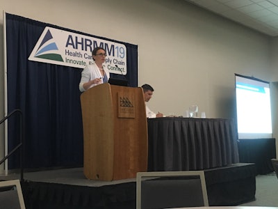 Lana Makhanik, COO and Co-Founder of healthcare IT company VUEMED, at AHRMM.