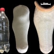 Prosthetic made from plastic bottles. / Image: DMU