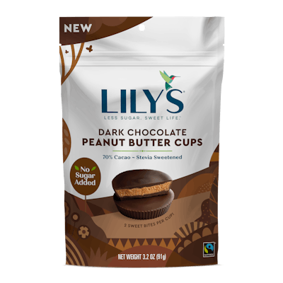 Lily's Dark Chocolate Peanut Butter Cups