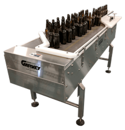 The Bi-Flo creates a circular flow so that products can continue to go around on the table until they’re needed.