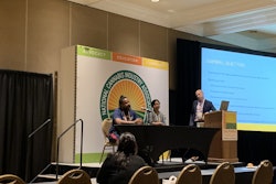 Papa & Barkley’s Guy Rocourt, Kiva Confections’ Caroline Yeh and GeekTek IT Services Eric Schlissel at the 2019 CA Cannabis Business Conference.