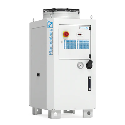 Large packaged chillers employ closed-loop liquid cooling