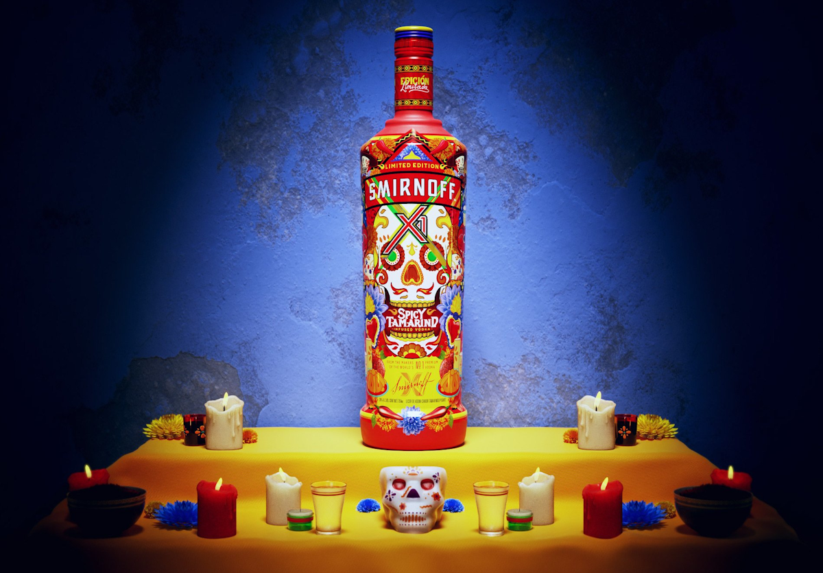 Smirnoff Bottle Captures Symbolism Of Day Of The Dead Healthcare Packaging Smirnoff Bottle Captures Symbolism Of Day Of The Dead Healthcare Packaging
