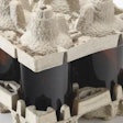 Molded pulp protective packaging