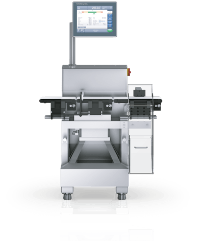 With a maximum throughput of 600 pieces per minute, the high-speed checkweigher easily fits into existing packaging lines.