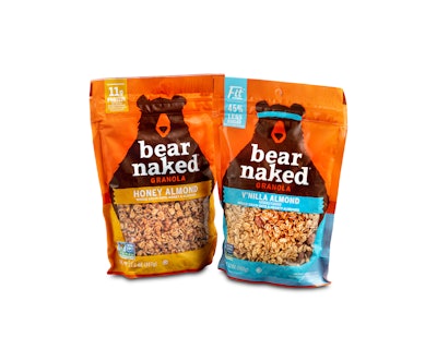 Sustainability—Bear Naked® Granola’s Entour™ Shield+ Front of Store Recycle Ready Package, Berry Global