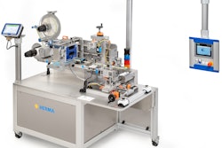 The Herma 211 HC is designed to be suitable for labeling a wide range of cylindrical products including syringes, tubes, glass vials, and ampoules.