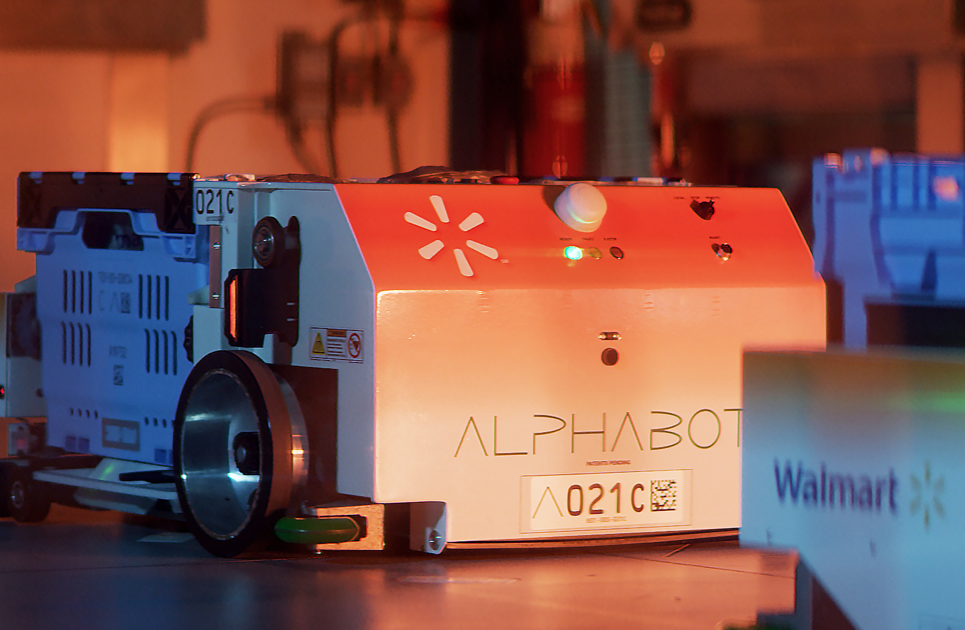 Developed by Alert Innovation for Walmart, Alphabot enables more efficient order picking.