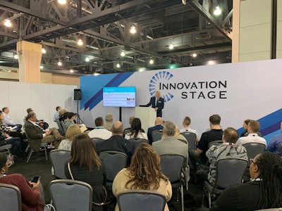 The Innovation Stage was standing room only throughout the show.