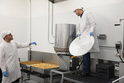 A two-person, plant floor team rule would be considered an effective mitigation, particularly in sensitive production areas, such as when product and packaging materials are exposed and where material handling steps take place.