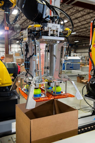 Case packer at Medline