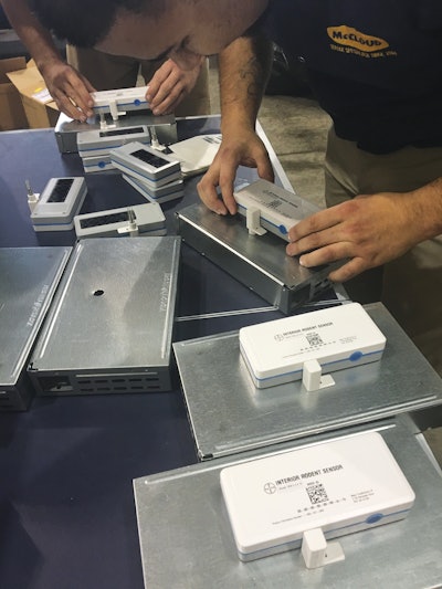 Remote monitoring devices, which are currently only available for rodent traps and bait stations, are new and innovative monitoring tools that send a text or email to the pest technician when a mouse or rat triggers a trap or a bait station.