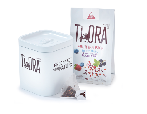 Last year, Ti Ora, a New Zealand-based brand of Jacobs Douwe Egberts, launched a custom tin for its range of whole-leaf teas that was painstakingly designed with a holistic design strategy in mind.