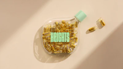Heights supplement bottle