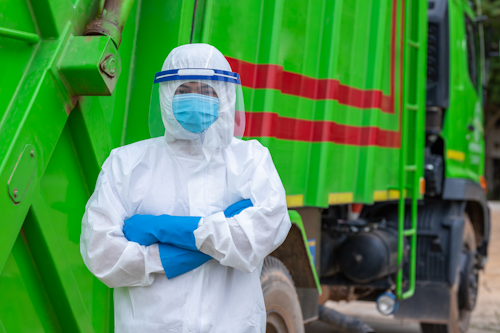 With the pandemic, the amount of single use plastic and packaging is growing, and if not disposed of properly by the consumer, will head for the landfill.