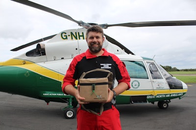 Since blood on board was introduced by Great North Air Ambulance Service (GNAAS) crews have administered more than 300 transfusions .