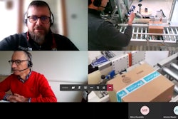 Videoconferencing tools enable MG2 technicians to meet with customers remotely, testing machines, and running FATs.