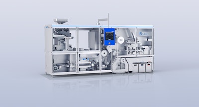 Jones Healthcare Group invests in a new high-performance automated Uhlmann blister line complete with a blister machine, cartoner and stretch-wrapper (blister machine shown here).