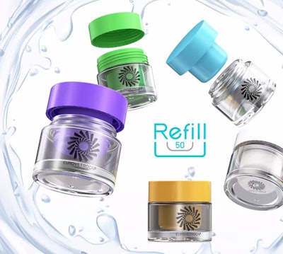 Sustainable Packaging: Eurovetrocap refillable glass jar