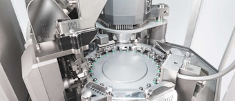 The GKF 2600, which was developed for the high-performance range, achieves an output of more than 110,000 capsules per hour with capsule size 00.