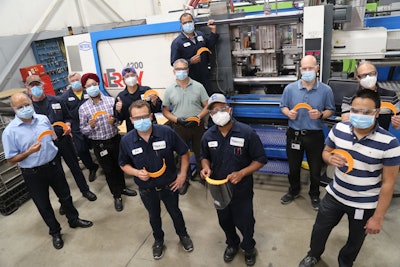 Many of the team members who made it happen.