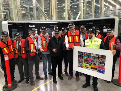 Picture of the press inauguration day.