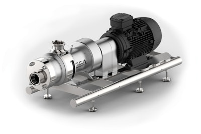 The GEA Hilge Novatwin enables production and cleaning with one pump by variable speeds up to 3,000 rpm.