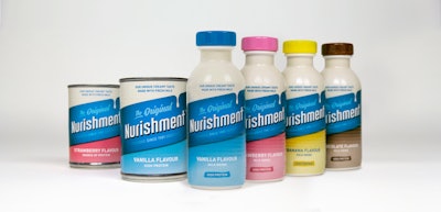 Contemporary new graphics that focus on the unique taste of milk-based nutrition brand Nurishment along with a new bottle format are designed to appeal to larger consumer base.