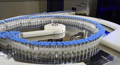 Inspection was performed for both product and container defects utilizing the Antares Vision Lyo-check automated inspection machine.