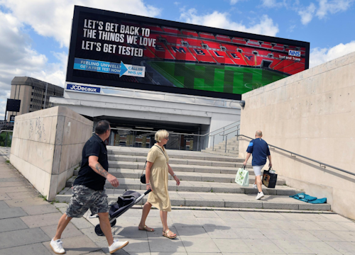 Billboard Announcement in Britain