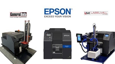 Combined with the Epson ColorWorks CW-C6000P, these label applicators are designed to deliver an on-demand, full color print-and-apply labeling system.
