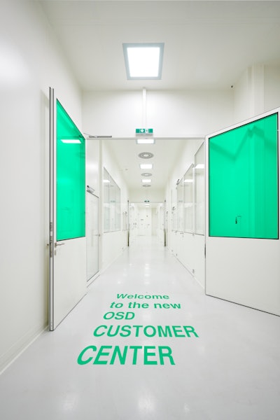 The 600 square meter building is set up for formulation, development, and production of the company’s oral solid dosage (OSD) forms–from cleanrooms and assembly areas to offices, meeting, and training rooms.