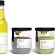LOLI Beauty uses recycled, recyclable, and refillable food-grade glass containers for its micellars (e.g., tonics, toners, and serums) and its balms and powders.