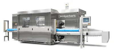 Hiperbaric recently launched its 55 model with HPP design, accessibility, and reliability improvements that reduce maintenance and increase productivity. Photo courtesy of Hiperbaric.