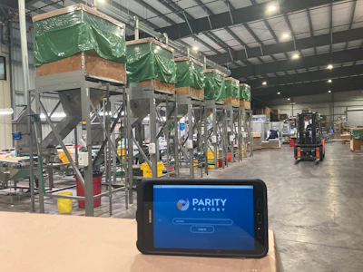 GoldRiver requires detailed visibility through all stages of sorting and grading, through to shipping. ParityFactory software tracks product movement through all production phases.