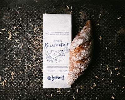 From Finnish food company Fazer comes a bread bag that incorporates oat hulls derived from the oat milling process.