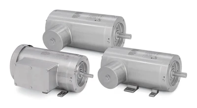 Independently welded feet enable ABB’s food-safe motors to be cleaned more effectively and efficiently, helping to eliminate food collection points.