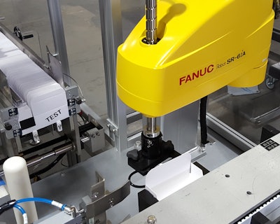 SR-6iACarton Erecting Robot.