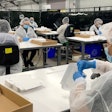 With time of the essence, Rondo-Pak employees produced a quarter of a million complicated cartons in a week and a half, by hand.