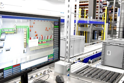 The new Logistics Center, which is 3,100 square meters in size, comprises a highly sophisticated and automated small parts warehouse, a pallet store, a storage area for medium-sized materials to be stored without pallets, and a movable cantilever rack for warehousing machines on three levels.