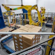At MWC, Fanuc robots are used to place the packaged 40-lb blocks of cheese onto pallets before they go through a stretch wrapper and are taken to the warehouse.