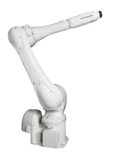 The RS013N six-axis robot from Kawasaki Robotics.