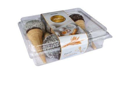 Full Wrap Labelling Waffle Cones