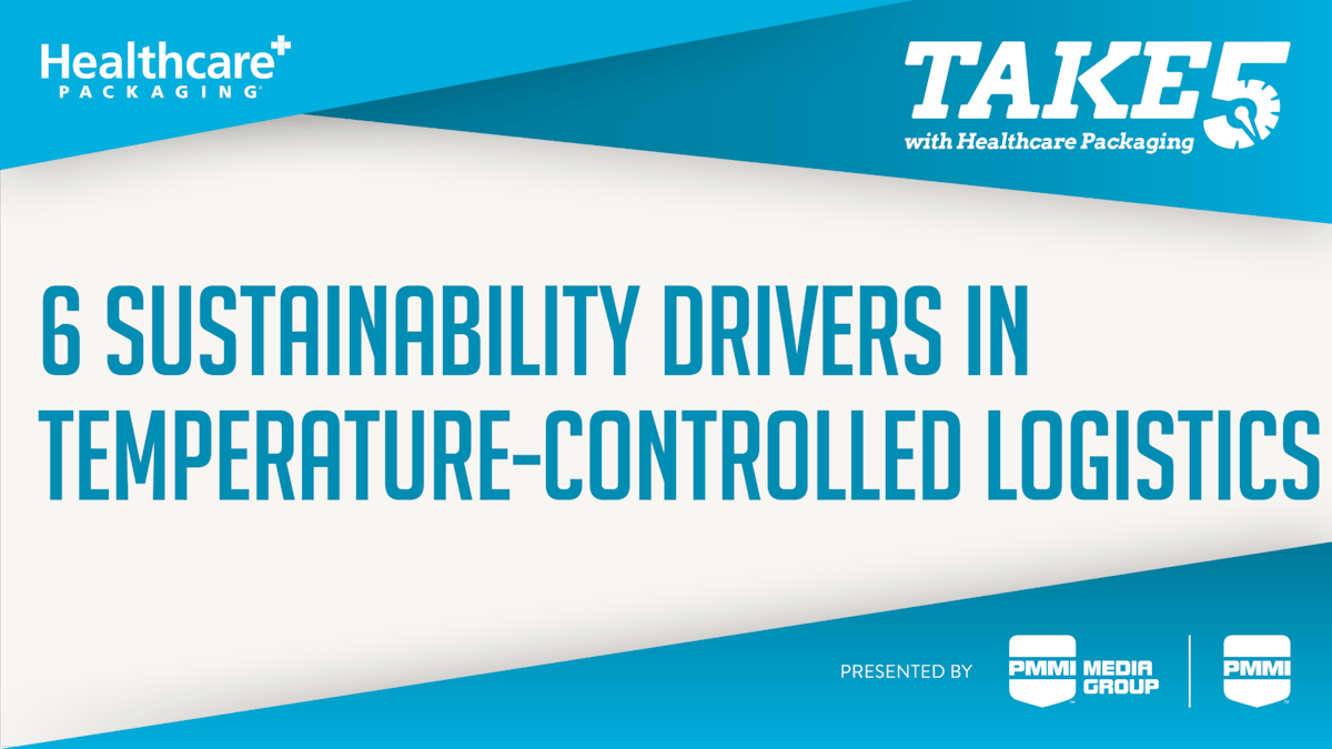 6 Sustainability Drivers — Life Science Logistics Take Five with