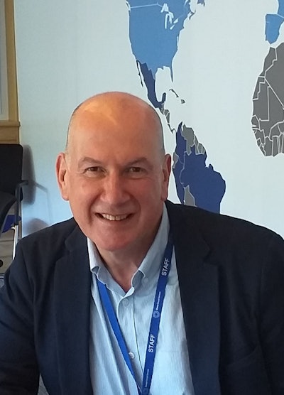 Paul Thomas, business development manager for Sharp's UK commercial services.