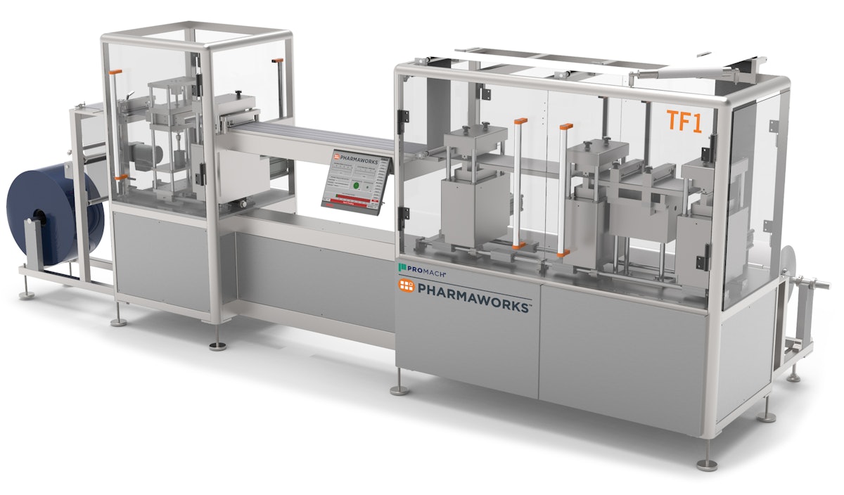 Pharma blister online packaging machine