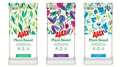 The project represents the brand's first foray into the plant-based disinfectant wipes format.
