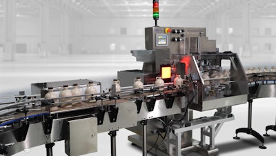 Automatic capping machine with torque monitoring