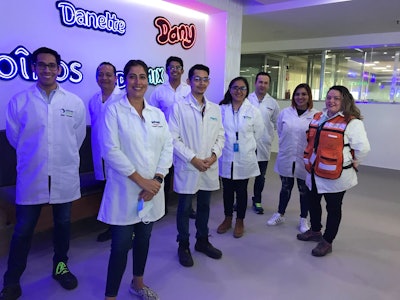 Danone Mexico's engineering, R&I, and production team